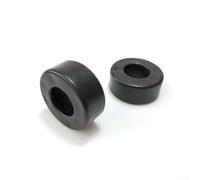 2 distanziali in gomma per aste di guida da 25 mm, aiutano a prevenire oscillazioni improvvise durante il caricamento o lo scarico dei pesi