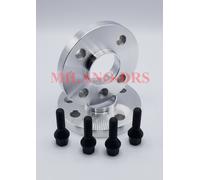 2 DISTANZIALI RUOTA 12mm CITROEN DS3 - DS4 - DS5 + BULLONE CONICO BLACK