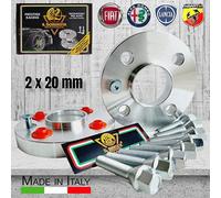 2 DISTANZIALI RUOTA 20mm 4x100 + 8 BULLONI x OPEL ADAM TIGRA COMBO C KADETT