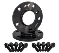 2 distanziali ruota neri 12mm 5x120 centraggio 72,6 con bull.