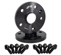 Simoni Racing DR096N/B10N - Kit 2 Distanziali Neri in Alluminio con bulloneria 15 mm 5X112 Centraggio 57,1