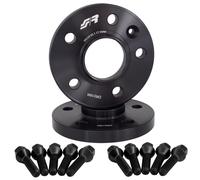 2 distanziali ruota neri 17,5mm 5x110 centraggio 65,1 con bull.