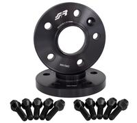 2 distanziali ruota neri 17,5mm 5x110 centraggio 65,1 con bull.