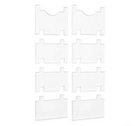 2 distanziatori per mobili in acrilico, tappo per divano e paraurti antiscivolo per pavimento, protezione trasparente per la prevenzione dei danni alle pareti, soggiorno e ufficio