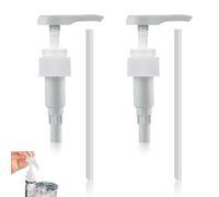 2 distributori di pompa, 1000 ml, dispenser di sciroppo, pompa dosatrice 1 l, sciroppo, erogatore di pompa, per sciroppo, per 500 ml/1000 ml e 28/410, contenitore filettato, testa pompa per sciroppo