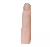 2 dita per unghie artificiali in silicone per esercitarsi con le unghie, strumento di formazione per principianti