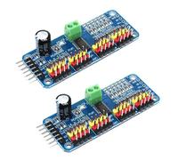 2 driver PCA9685 PWM motore a 16 canali a 12 bit PWM IIC, per robot di controllo elettronico di espansione