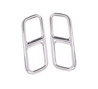2 Dual Exhaust End Pipe Muffler Tip Trim fit for Mercedes S Class W221 W222 C217