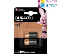 2 Duracell Cr123 Batterie Litio 3V Dl123A 123A Scadenza 2032 Nuovo