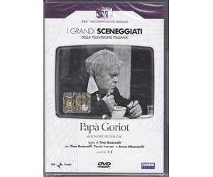 2 Dvd PAPA' GORIOT Tino Buazzelli Box Sceneggiati Rai serie completa nuovo 1969
