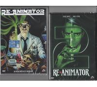 2 dvd RE ANIMATOR 1 + RE ANIMATOR 2 di H.P. Lovercraft nuovo sigillato