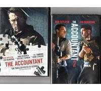 2 Dvd THE ACCOUNTANT + THE ACCOUNTANT 2 Ben Affleck Jon Bernthal nuovo