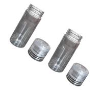 2 efficienti macina peperoni 100 ml corpo trasparente con funzionamento con sola mano gadget da cucina ergonomico per cuochi agitatore da campeggio
