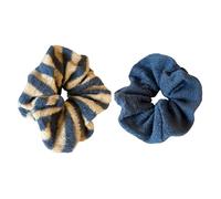 2 elastici a strisce per capelli in tessuto antiscivolo comodi da indossare tutti i giorni accessori per capelli colorati per donne fasce in tessuto unisex