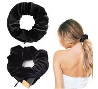 2 elastici per capelli con nascondiglio per i soldi da nascondere, gadget da viaggio per le donne, possono contenere oggetti di valore, vacanze sicure, nascondere oggetti di valore con scomparto