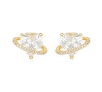 2 eleganti orecchini a clip con zircone per cuffie Freeclip 1 2 su charm per migliorare lo stile e il comfort dell'orecchio, One Size, come descritto, come descritto