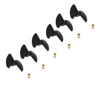 2 eliche in nylon P40 D38 x 40 45 47 mm Accessori fori 'albero con manica di rame per parti di ricambio di ricambio per la barca RC fai -da -te compatibili con accessori modello RC(6pcs 45x4mm)
