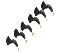 2 eliche in nylon P40 D38 x 40 45 47 mm Accessori fori 'albero con manica di rame per parti di ricambio di ricambio per la barca RC fai -da -te compatibili con accessori modello RC(6pcs 47x4mm)