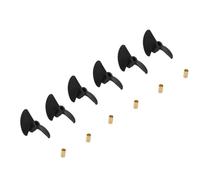 2 eliche in nylon P40 D38 x 40 45 47 mm Accessori fori 'albero con manica di rame per parti di ricambio di ricambio per la barca RC fai -da -te compatibili con accessori modello RC(6pcs 40x4mm)