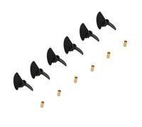 2 eliche in nylon P40 D38 x 40 45 47 mm Accessori fori 'albero con manica di rame per parti di ricambio di ricambio per la barca RC fai -da -te compatibili con accessori modello RC(6pcs 38x4mm)