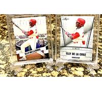 “2” Elly De La Cruz 2023 Foglia Mint Magnifico #01 & Argento #RS-01 Rookie Card