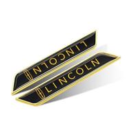 2 emblemi in metallo per auto, per Lincoln Adventurer Aviator Navigator MKZ Navigator Continental MKC MKX Badge Sticker Premium Ricambio Emblemi Auto Styling Decorazione Accessori