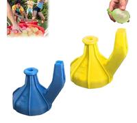 2 en 1 couvre-eau de ballons à eau, outil de cravate de ball-ons à-eau remplissage facile, outil ball-ons auto-scellant pour les enfants, le gadget de combats d'eau (A3)