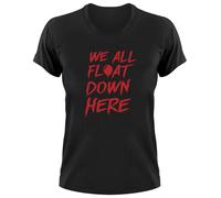 #2 Es It, Noi Tutto Float verso Basso Qui Ventilatore Donna T-Shirt Stephen King