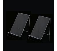 2 espositori decorativi in acrilico trasparente per fiere, mostre, eventi, matrimoni, decorazione minimalista, divisori per librerie