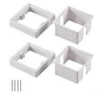 2 estensioni per prese con guarnizione di supporto per prestazioni elettriche migliorate (20 mm)