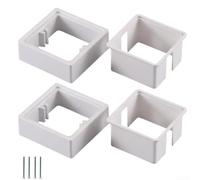 2 estensioni per prese con guarnizione di supporto per prestazioni elettriche migliorate (30 mm)