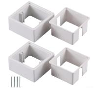 2 estensioni per prese con guarnizione di supporto per prestazioni elettriche migliorate (40 mm)
