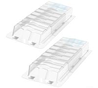 2 estensori magnetici per bocchetta dell'aria per sotto i mobili, deflettore per sfiato del pavimento, adatto per registri da pavimento da 25,4 cm a 30,5 cm, si estende da 22,9 a 45,7 cm, bianco