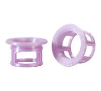 2 estremità stampate in 3D per manubri di bici da strada, struttura leggera con forma a dispersione della pressione per una vestibilità antiscivolo (viola)