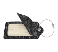 2 etichette identificative per bagagli da viaggio in pelle PU con patta per la privacy, etichette identificative per valigie da viaggio,Modelli e calcoli matematici