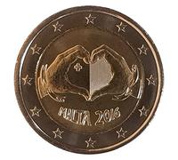 2 Euro Malta 2016 Solidarietà Attraverso L'Amore IT0RCO092