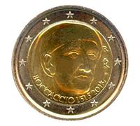 2 Euro Moneta Italia 2013 Boccaccio Moneta commemorativa € UNC
