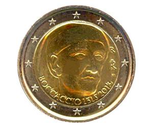 2 Euro Moneta Italia 2013 Boccaccio Moneta commemorativa € UNC