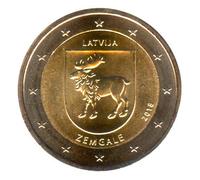 2 Euro Moneta Lettonia 2018 Zemgale Moneta Commemorativa IT0RCO086
