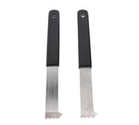2 extracteurs de pavés, outil d'extraction de pavés avec grattoir à joints et dents pour retirer les pavés et les briques dans les aménagements paysagers.