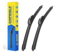 2 Factory Wiper Blades Replacement For 2002-2003 Dodge Durango/2005-2010 Ford Explorer Original Equipment Windshield Wiper Blades Set 20"+20" (Set of 2) U/J HOOK