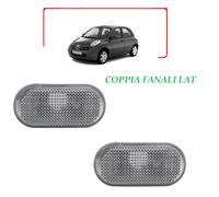 2 FANALE FANALINO FRECCIA LUCCIOLA LATERALE SX BIANCO PER MICRA 05 07 2005 2007