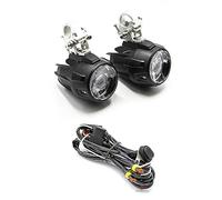 2 Faretti supplementari profondità 40w LED MOTO + Staffe Metallo + Cablaggio relè