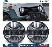 2 FARI LED 7'' PER LAND CRUISER J50 Luci Anabbaglianti + Abbaglianti + DRL 6500K