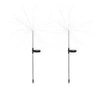 2 fari solari da piantare H97cm 2x FIREWORKS SPIKE
