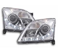 2 faros lights phares Daylight Opel Vectra C anno 2002-2005 chrome