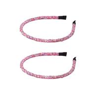 2 fasce colorate per capelli, graziose, per donne, antiscivolo, a ciambella, accessori per capelli, per feste di compleanno e festival