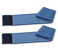 2 fasce elastiche blu regolazione a strappo 100Cm per trattamenti estetici e