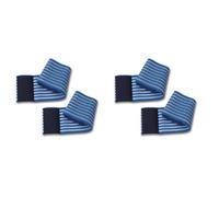 2 fasce elastiche blu universali regolazione a strappo lunghezza 60Cm per elettrodi elettrostimolazione ionoforesi (Confezione da 2)