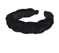 2 Fasce Intrecciate in Velluto Vintage - Accessori per Capelli Eleganti Rock-Mode per Donna, Perfette per l'Uso Quotidiano